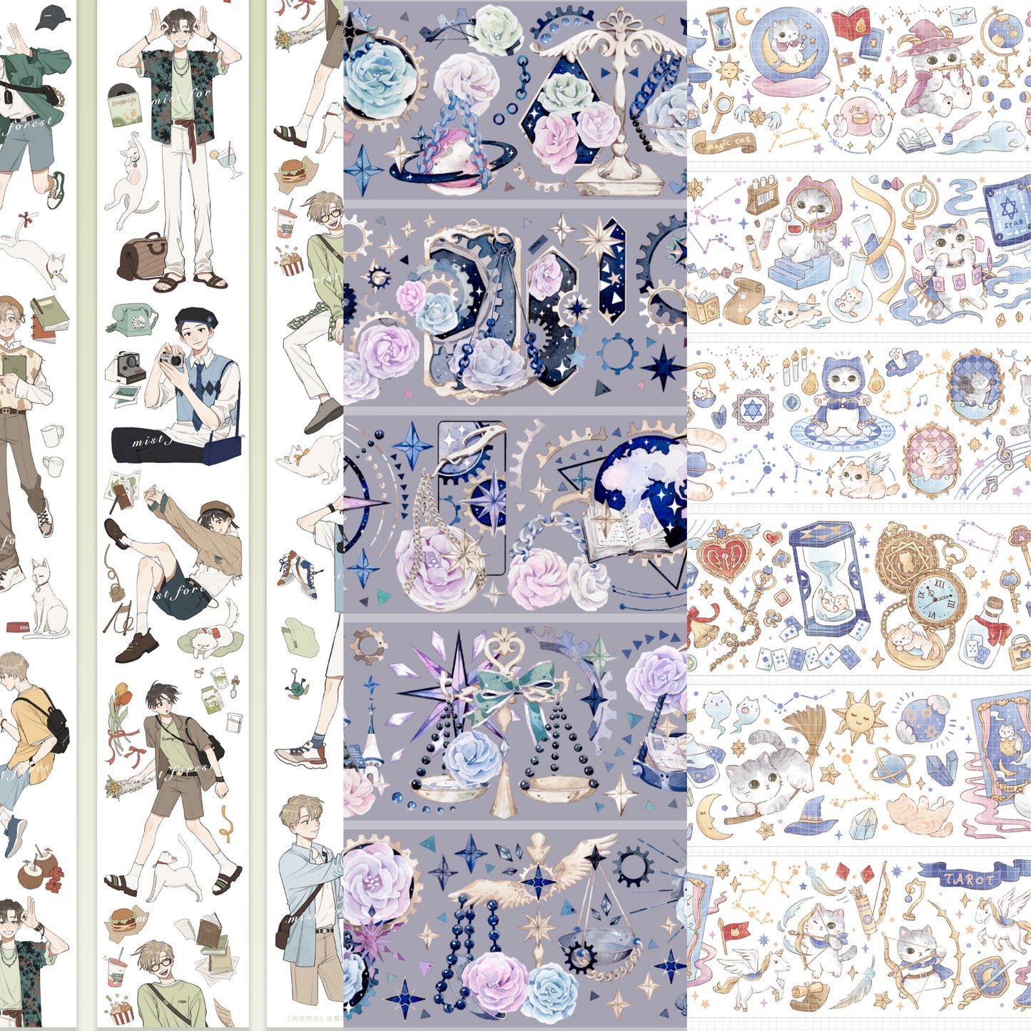 Novice try: Random 30 Small Tapes 20-30cm(0.656foot-1foot)