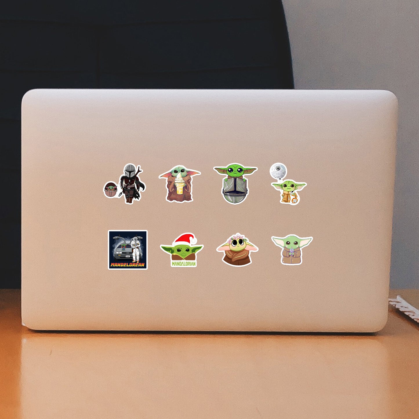 Super Sale! Cute Anime Cartoon Baby Yoda Stickers PVC Waterproof Anime Sticker For Woman For Kids Baby Girls Students Skateboard Car Hyederoflas For Young Children