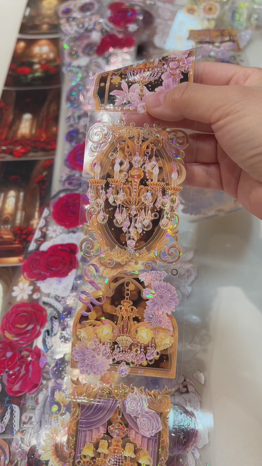 Thanksgiving Day and Christmas lucky bag 2 :20 loops tape stickers（PET) in one set