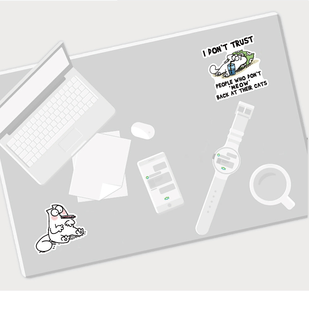 Cute Cartoon Simon's Cat Stickers