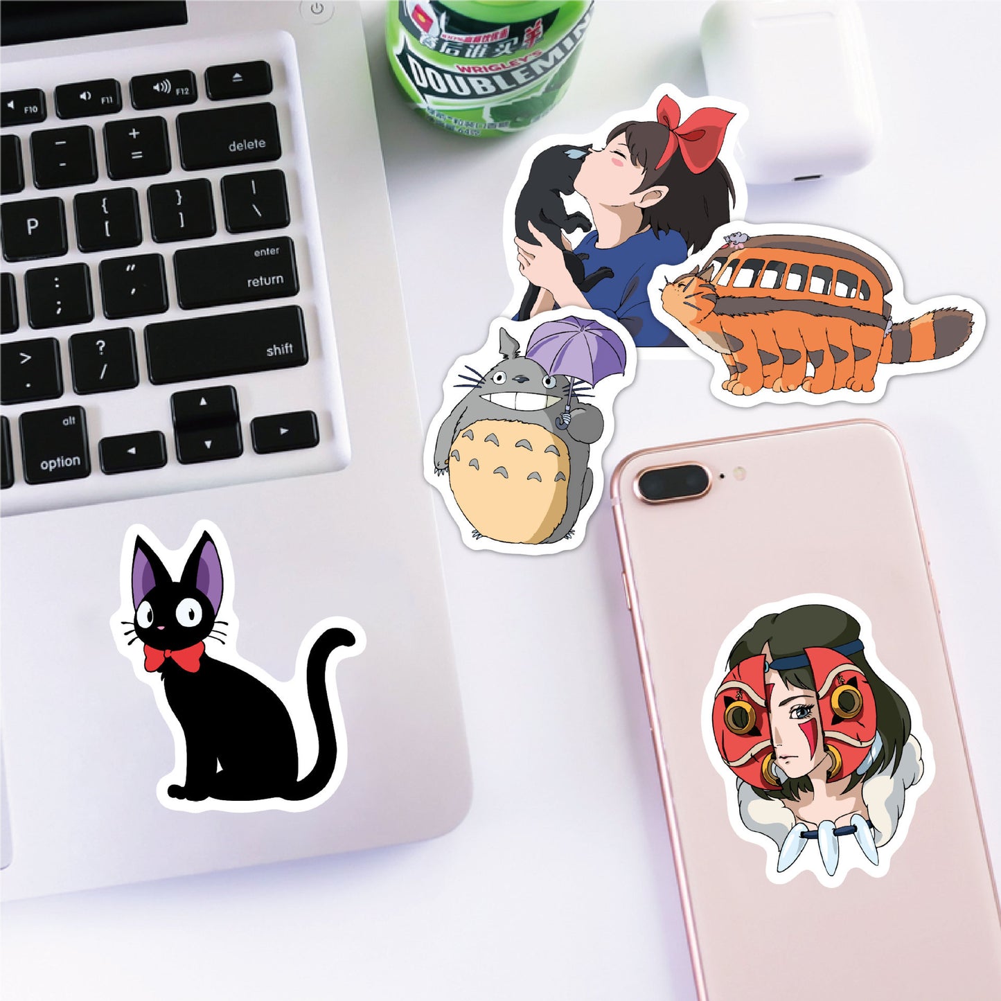 Super Sale! 100PCS Cute Anime Studio Ghibli Stickers PVC Waterproof Animal Sticker For Woman For Kids Baby Girls Students Skateboard Car Hyederoflas For Young Children
